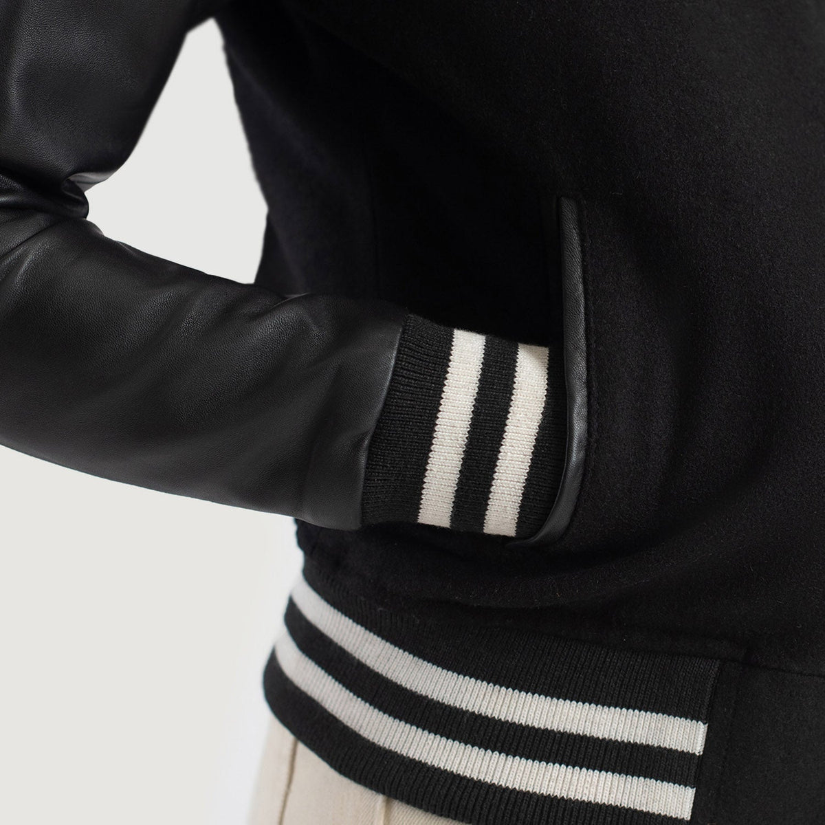 
Savant Varsity Chaqueta de Cuero para Mujer – alternate product view 6