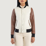 
Savant Varsity Chaqueta de Cuero para Mujer – alternate product view 4