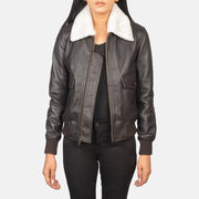 Stella G-1 Cazadora Bomber de Cuero para Mujer – Vista alternativa del producto 1