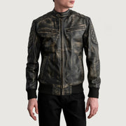 Sven Cazadora Bomber de Cuero para Hombre – Vista alternativa del producto 3