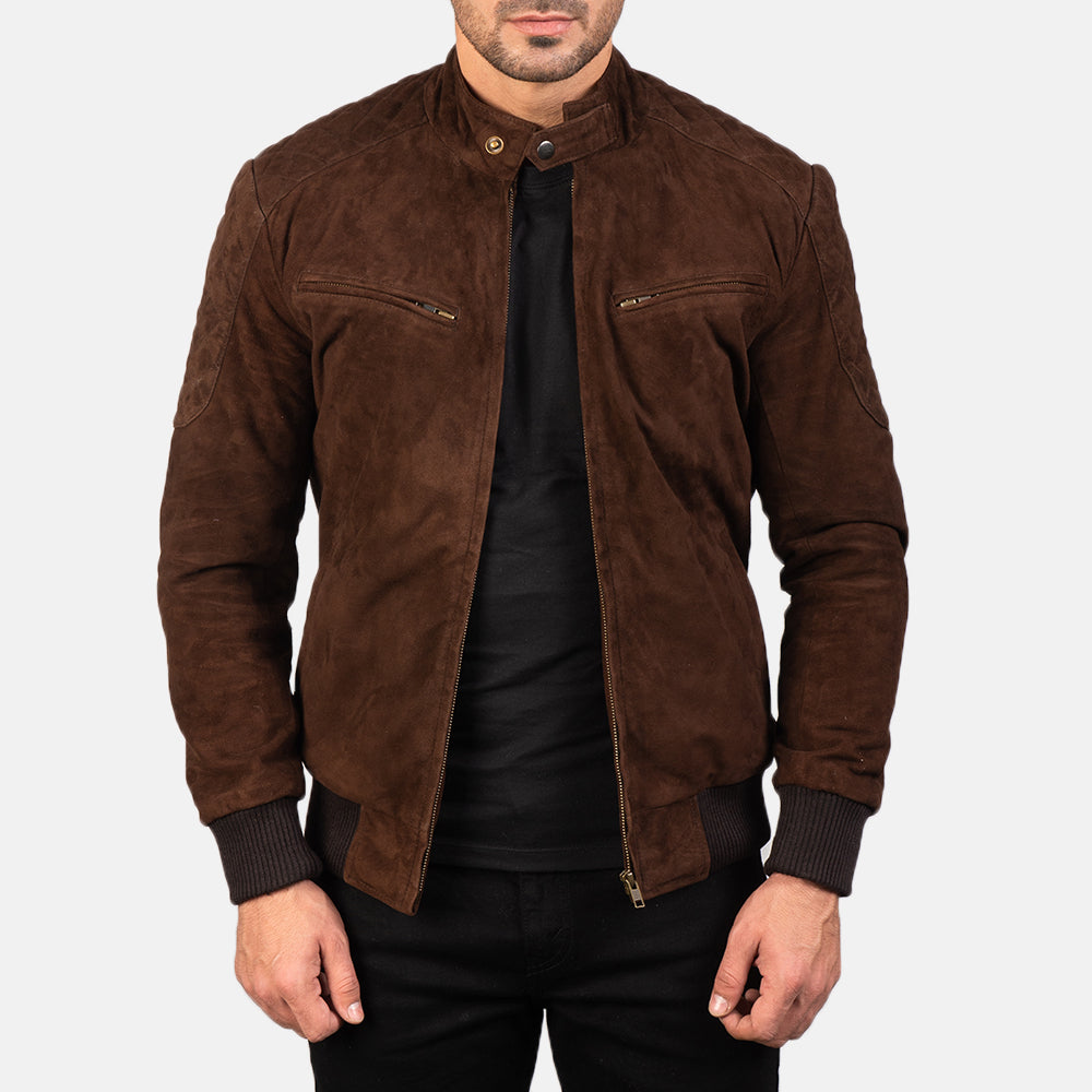Sven Cazadora Bomber de Cuero para Hombre – Vista alternativa del producto 1