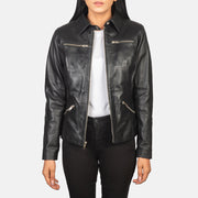 Tomachi Rojo Chaqueta de Cuero para Mujer – Vista alternativa del producto 1