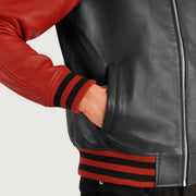 Walton Varsity Chaqueta de Cuero para Hombre – Vista alternativa del producto 6