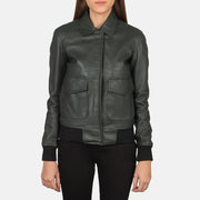 
Westa A-2 Chaqueta Bomber de Cuero para Mujer – alternate product view 4