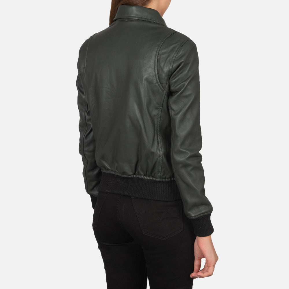 
Westa A-2 Chaqueta Bomber de Cuero para Mujer – alternate product view 5