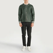 Willis Varsity Chaqueta de Cuero para Hombre – Vista alternativa del producto 3