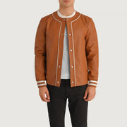 Willis Varsity Chaqueta de Cuero para Hombre – Vista alternativa del producto 1