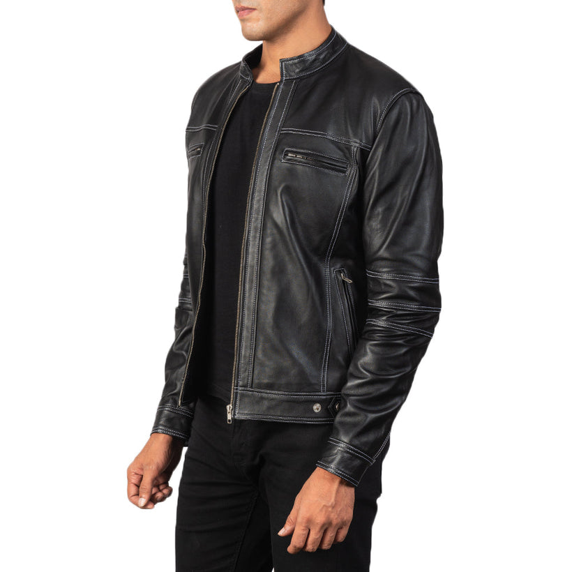 Youngster Chaqueta Biker de Cuero para Hombre