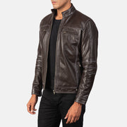 Youngster Chaqueta Biker de Cuero para Hombre – Vista alternativa del producto 2