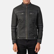 Youngster Chaqueta Biker de Cuero para Hombre – Vista alternativa del producto 3