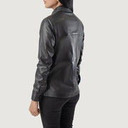 Zenith Shirt Chaqueta de Cuero para Mujer – Vista alternativa del producto 5