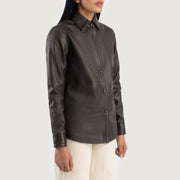 Zenith Shirt Chaqueta de Cuero para Mujer – Vista alternativa del producto 2