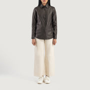Zenith Shirt Chaqueta de Cuero para Mujer – Vista alternativa del producto 3
