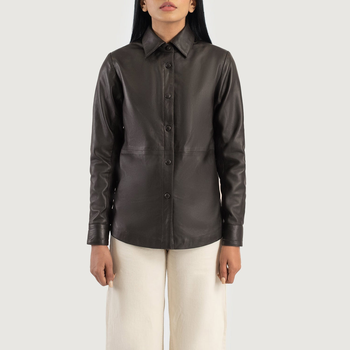 Zenith Shirt Chaqueta de Cuero para Mujer – Vista alternativa del producto 4