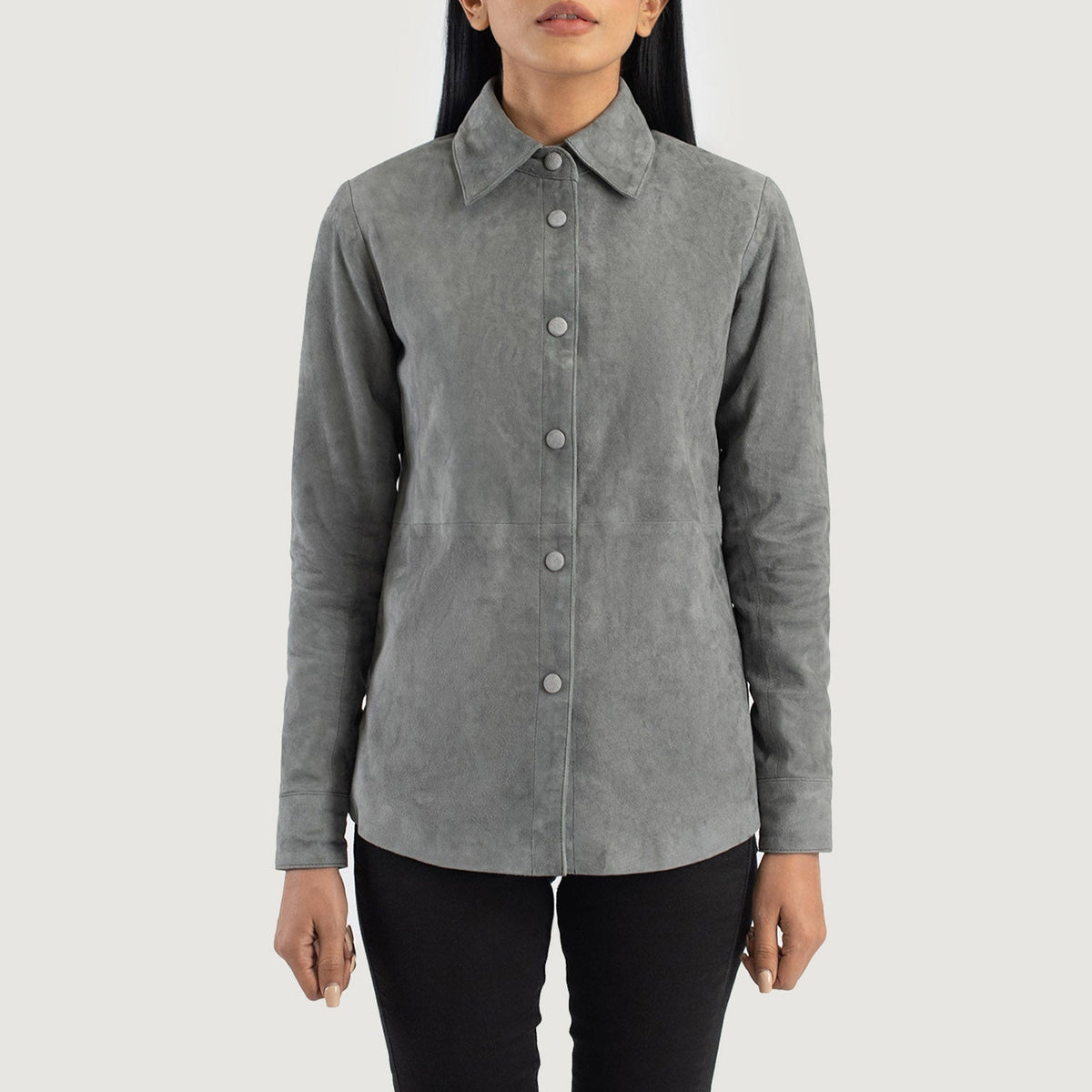 Zenith Shirt Chaqueta de Cuero para Mujer – Vista alternativa del producto 4