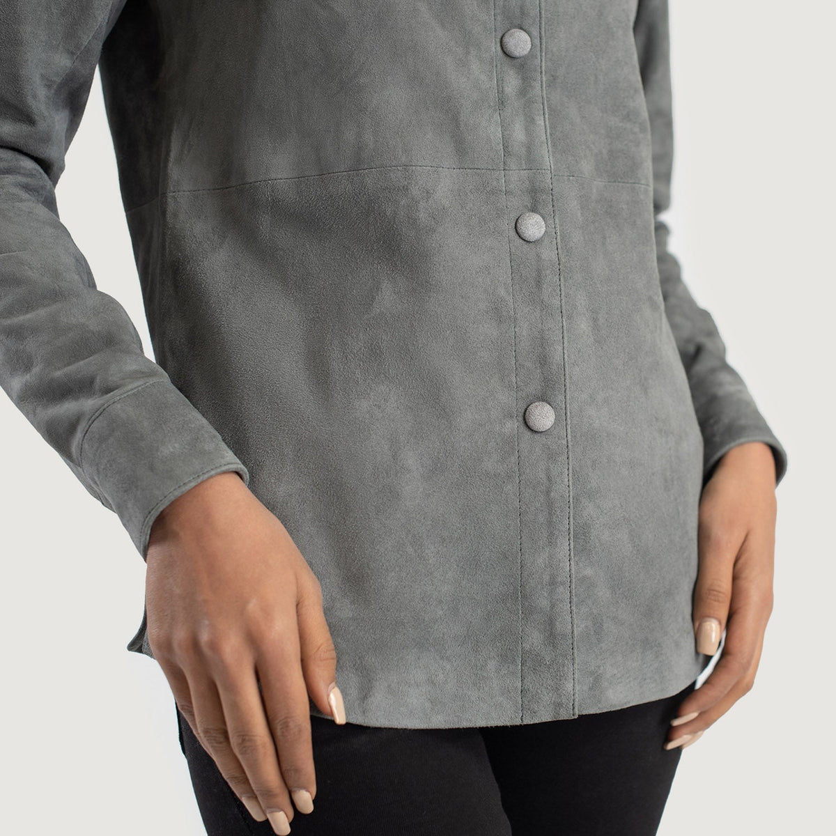Zenith Shirt Chaqueta de Cuero para Mujer – Vista alternativa del producto 6