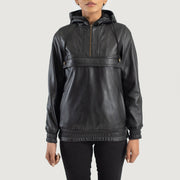 Zest Hooded Pullover Chaqueta de Cuero para Mujer – Vista alternativa del producto 1